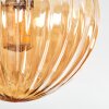 Chehalis Plafonnier, Boule lumineuse Noir, 5 lumières