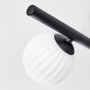 Chehalis Plafonnier, Boule lumineuse Noir, 5 lumières