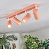 Javel Plafonnier, Spot de plafond Rose, Blanc, 4 lumières