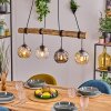 Ripoll Suspension, Boule lumineuse, Suspension Écru, Noir, 4 lumières