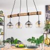 Koyoto Suspension, Boule lumineuse, Suspension Écru, Noir, 4 lumières