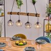 Koyoto Suspension, Boule lumineuse, Suspension Écru, Noir, 4 lumières