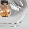 Ripoll Plafonnier, Boule lumineuse Clair, Fumé, 3 lumières