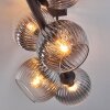 Koyoto Plafonnier, Boule lumineuse Clair, Fumé, 6 lumières