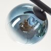 Koyoto Plafonnier, Boule lumineuse Bleu, Or, Vert, Clair, 5 lumières