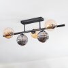 Chehalis Plafonnier, Boule lumineuse Noir, 5 lumières