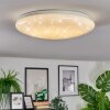 Peran Plafonnier LED Blanc, 1 lumière, Changeur de couleurs