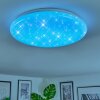 Peran Plafonnier LED Blanc, 1 lumière, Changeur de couleurs