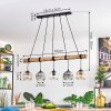 Ripoll Suspension, Boule lumineuse, Suspension Écru, Noir, 5 lumières