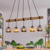 Ripoll Suspension, Boule lumineuse, Suspension Écru, Noir, 5 lumières