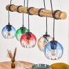 Koyoto Suspension, Boule lumineuse, Suspension Écru, Noir, 5 lumières