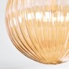 Chehalis Plafonnier, Boule lumineuse Ambre, 5 lumières