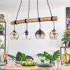 Koyoto Suspension, Boule lumineuse, Suspension Écru, Noir, 4 lumières