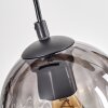 Koyoto Suspension, Boule lumineuse, Suspension Écru, Noir, 4 lumières