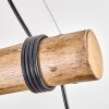 Koyoto Suspension, Boule lumineuse, Suspension Écru, Noir, 4 lumières
