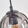 Koyoto Suspension, Boule lumineuse, Suspension Écru, Noir, 4 lumières