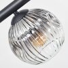 Ripoll Plafonnier, Boule lumineuse Ambre, Clair, Fumé, 6 lumières