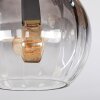 Koyoto Plafonnier, Boule lumineuse Ambre, Clair, Fumé, 5 lumières
