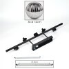 Chehalis Plafonnier, Boule lumineuse Fumé, 5 lumières