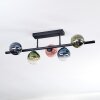Chehalis Plafonnier, Boule lumineuse Bleu, Vert, Clair, Cuivré, 5 lumières