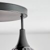 Rafel Plafonnier Noir, 3 lumières