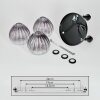 Rafel Plafonnier Noir, 3 lumières