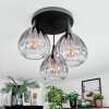 Rafel Plafonnier Noir, 3 lumières