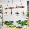 Koyoto Suspension, Boule lumineuse, Suspension Écru, Noir, 4 lumières