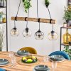 Koyoto Suspension, Boule lumineuse, Suspension Écru, Noir, 4 lumières