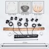Koyoto Suspension, Boule lumineuse, Suspension Écru, Noir, 4 lumières