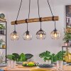 Koyoto Suspension, Boule lumineuse, Suspension Écru, Noir, 4 lumières
