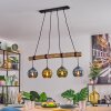 Koyoto Suspension, Boule lumineuse, Suspension Écru, Noir, 4 lumières