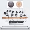 Koyoto Suspension, Boule lumineuse, Suspension Écru, Noir, 4 lumières