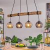 Koyoto Suspension, Boule lumineuse, Suspension Écru, Noir, 4 lumières