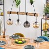 Koyoto Suspension, Boule lumineuse, Suspension Écru, Noir, 4 lumières