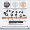 Koyoto Suspension, Boule lumineuse, Suspension Écru, Noir, 4 lumières