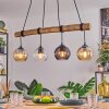 Koyoto Suspension, Boule lumineuse, Suspension Écru, Noir, 4 lumières