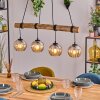 Koyoto Suspension, Boule lumineuse, Suspension Écru, Noir, 4 lumières
