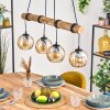 Koyoto Suspension, Boule lumineuse, Suspension Écru, Noir, 4 lumières