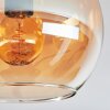 Koyoto Plafonnier, Boule lumineuse 37 cm Ambre, 3 lumières