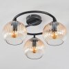 Koyoto Plafonnier, Boule lumineuse 37 cm Ambre, Clair, 3 lumières