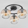 Ripoll Plafonnier, Boule lumineuse Ambre, Clair, 3 lumières
