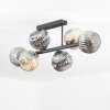 Ripoll Plafonnier, Boule lumineuse Ambre, Fumé, 6 lumières