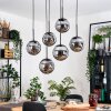 Gastor Suspension, Boule lumineuse, Suspension Noir, 6 lumières