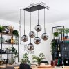 Gastor Suspension, Boule lumineuse, Suspension Noir, 6 lumières