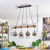 Ripoll Suspension, Boule lumineuse, Suspension Écru, Noir, 4 lumières
