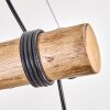 Ripoll Suspension, Boule lumineuse, Suspension Écru, Noir, 4 lumières