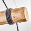 Ripoll Suspension, Boule lumineuse, Suspension Écru, Noir, 4 lumières