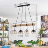 Koyoto Suspension, Boule lumineuse, Suspension Écru, Noir, 4 lumières