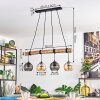 Koyoto Suspension, Boule lumineuse, Suspension Écru, Noir, 4 lumières